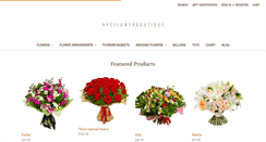 Desktop Screenshot of nycflowerboutique.com